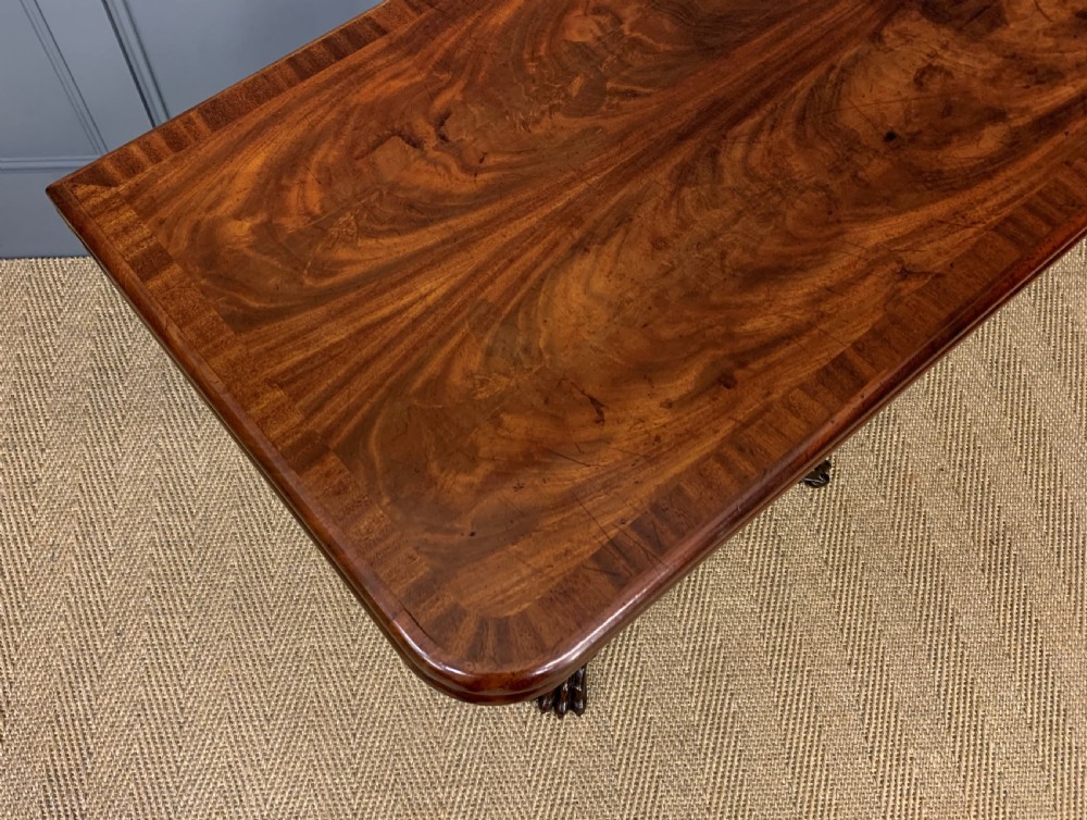 William IV Flame Mahogany Tea Table View XVI
