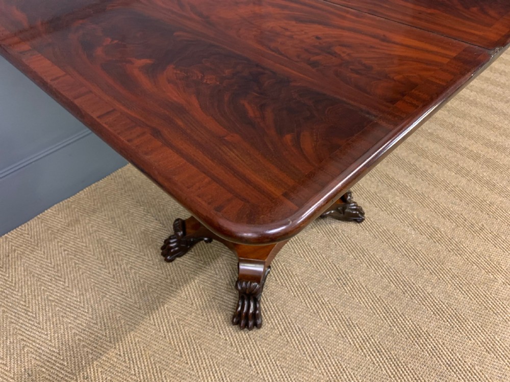 William IV Flame Mahogany Tea Table View XX