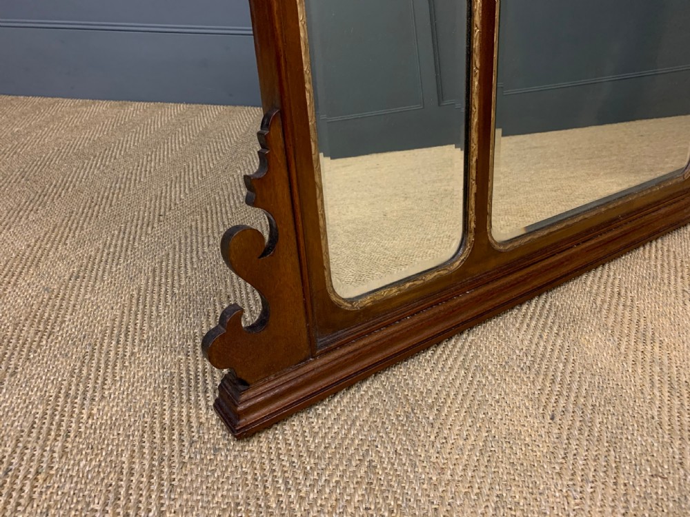 Chippendale Style Overmantle Mirror View III