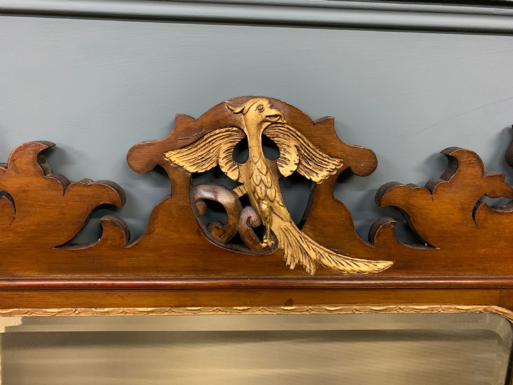Chippendale Style Overmantle Mirror View VIII