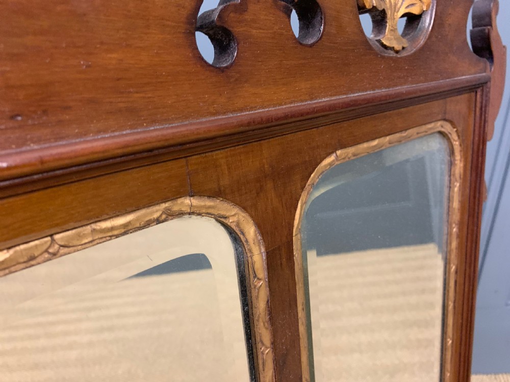 Chippendale Style Overmantle Mirror View IX