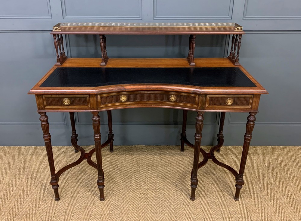 Inlaid Rosewood Writing Desk by Collinson and Lock View II