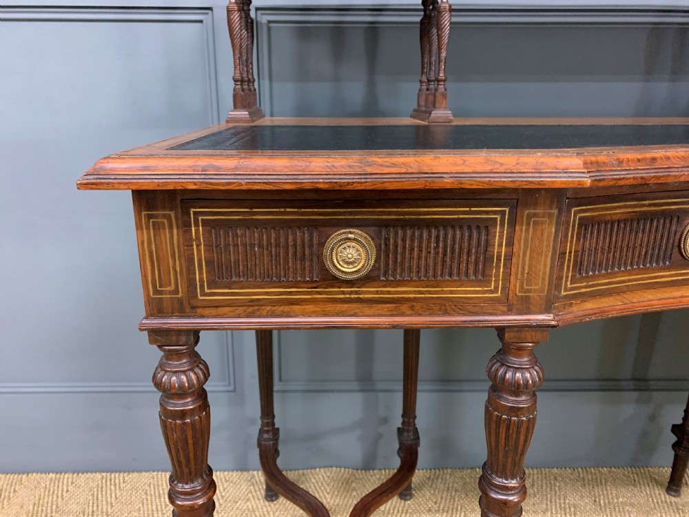 Inlaid Rosewood Writing Desk by Collinson and Lock View VIII