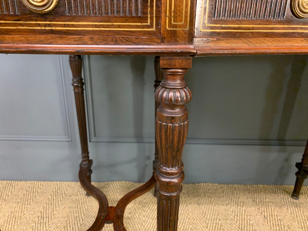 Inlaid Rosewood Writing Desk by Collinson and Lock View IX