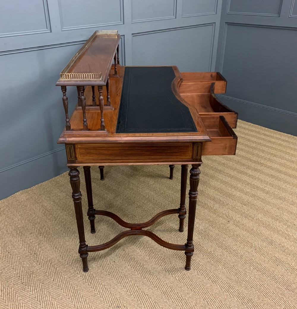 Inlaid Rosewood Writing Desk by Collinson and Lock View XXI