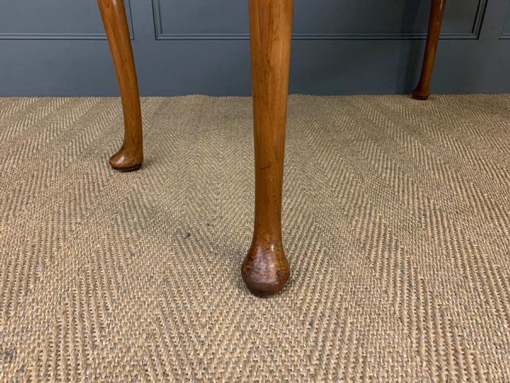 Queen Anne Style Burr Walnut Writing Table View XIV