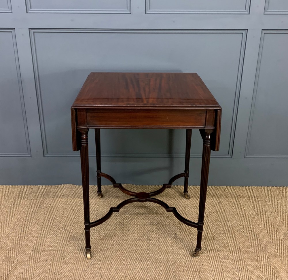 Flame Mahogany Pembroke Flap Table View IV