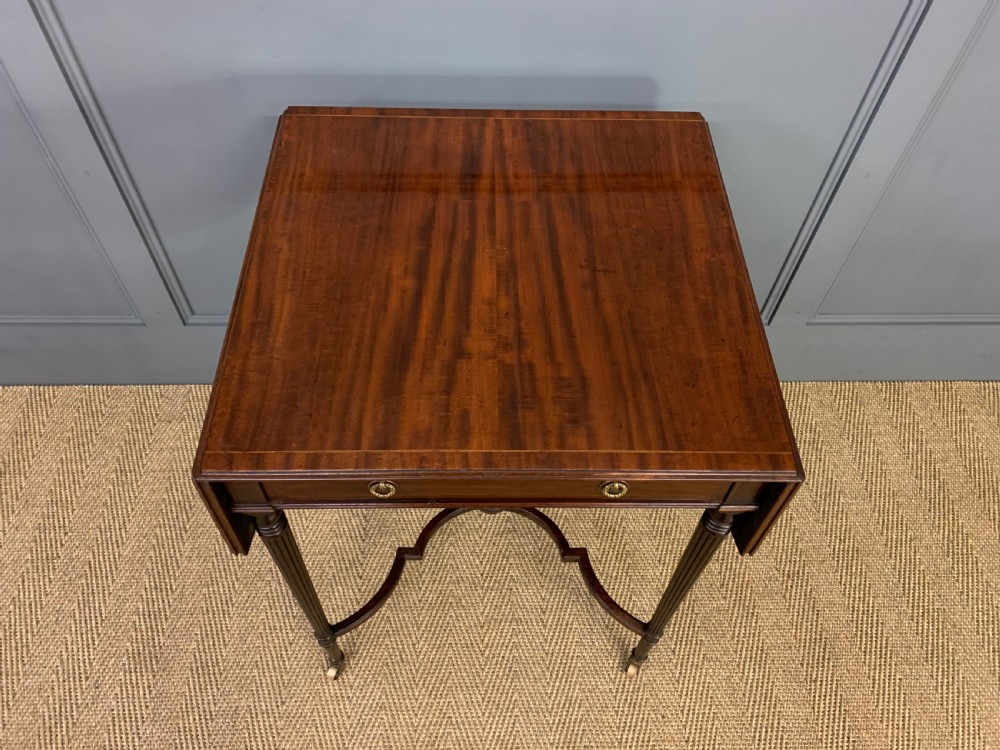 Flame Mahogany Pembroke Flap Table View X