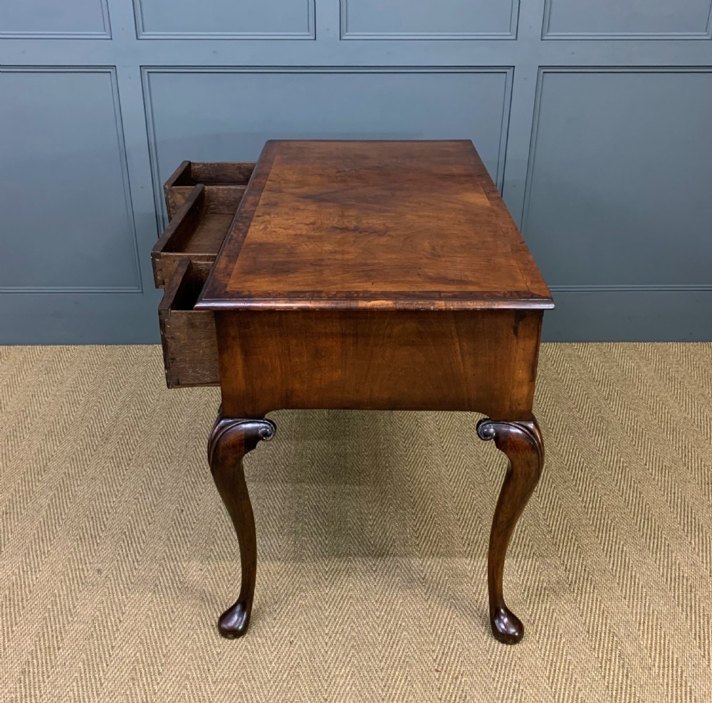 Queen Anne Style Burr Walnut Table View V