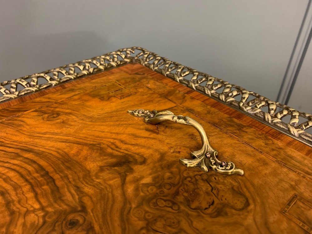 Victorian Inlaid Burr Walnut Jardiniere View XI