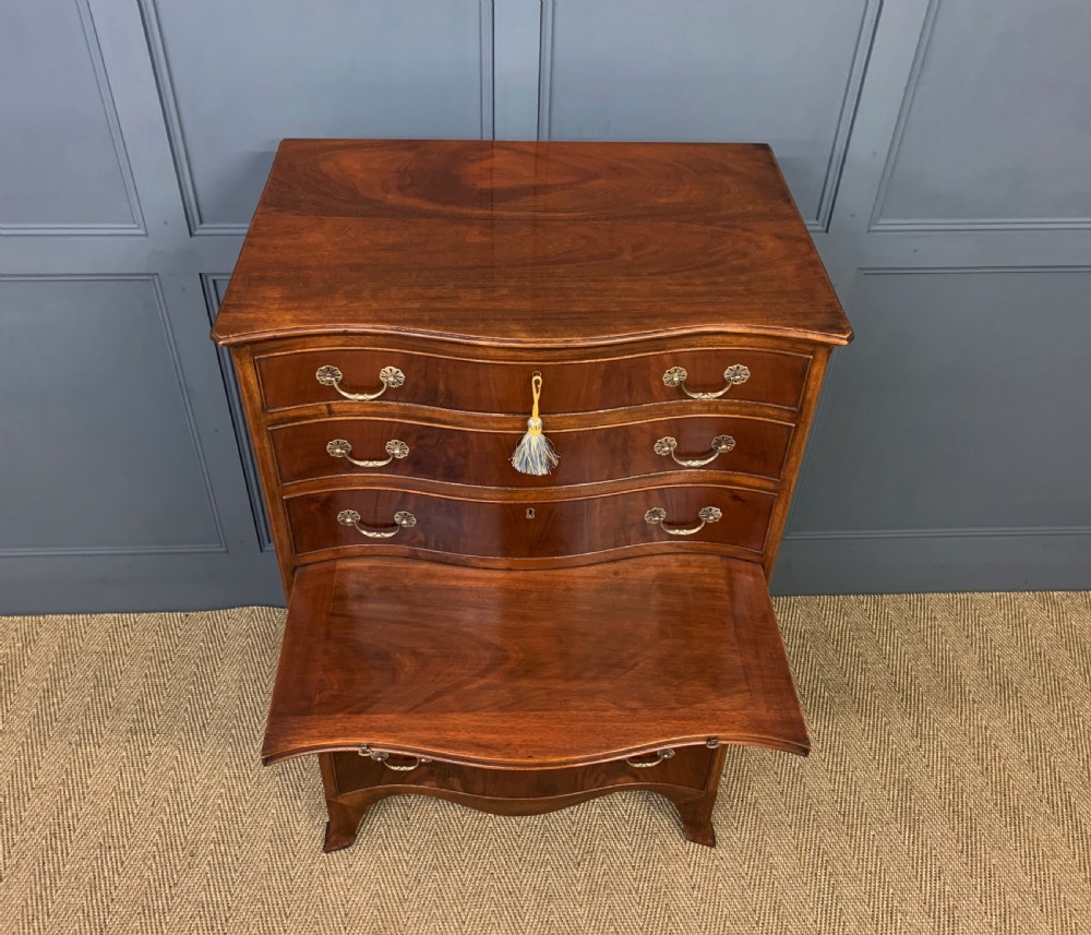 Waring and Gillow Tall Flame Mahogany Chest View IV
