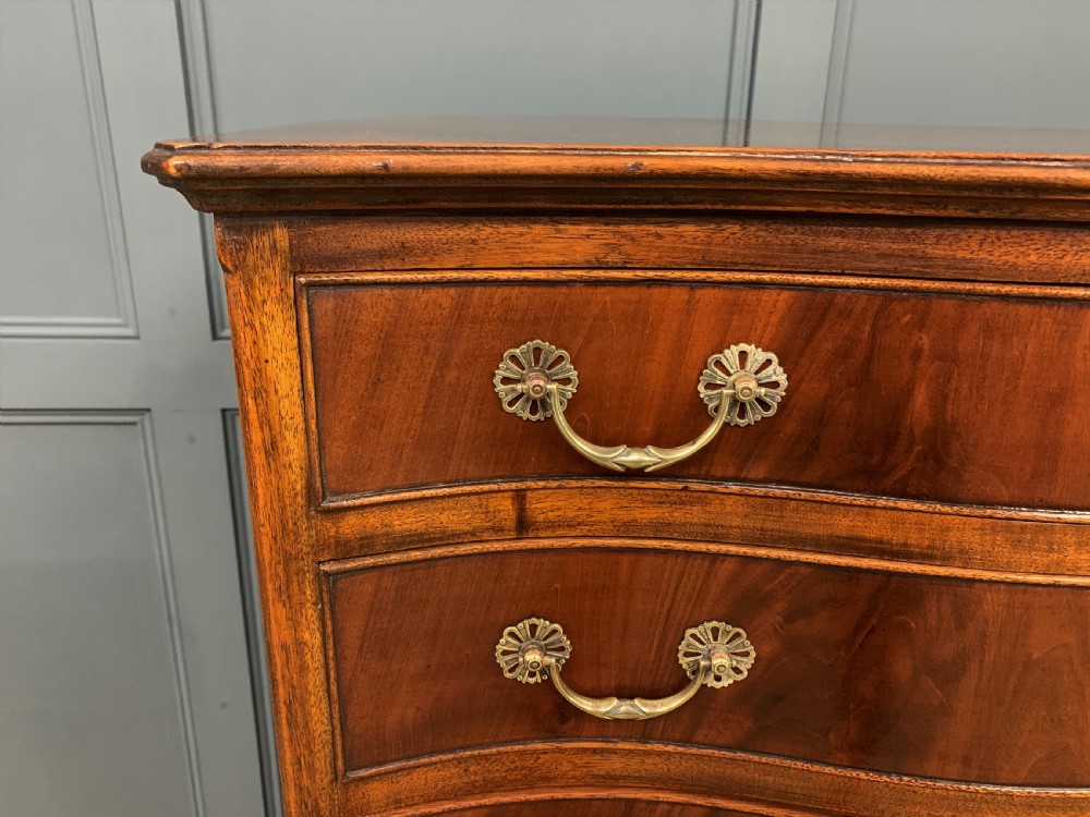 Waring and Gillow Tall Flame Mahogany Chest View VI