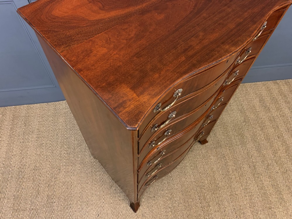 Waring and Gillow Tall Flame Mahogany Chest View X