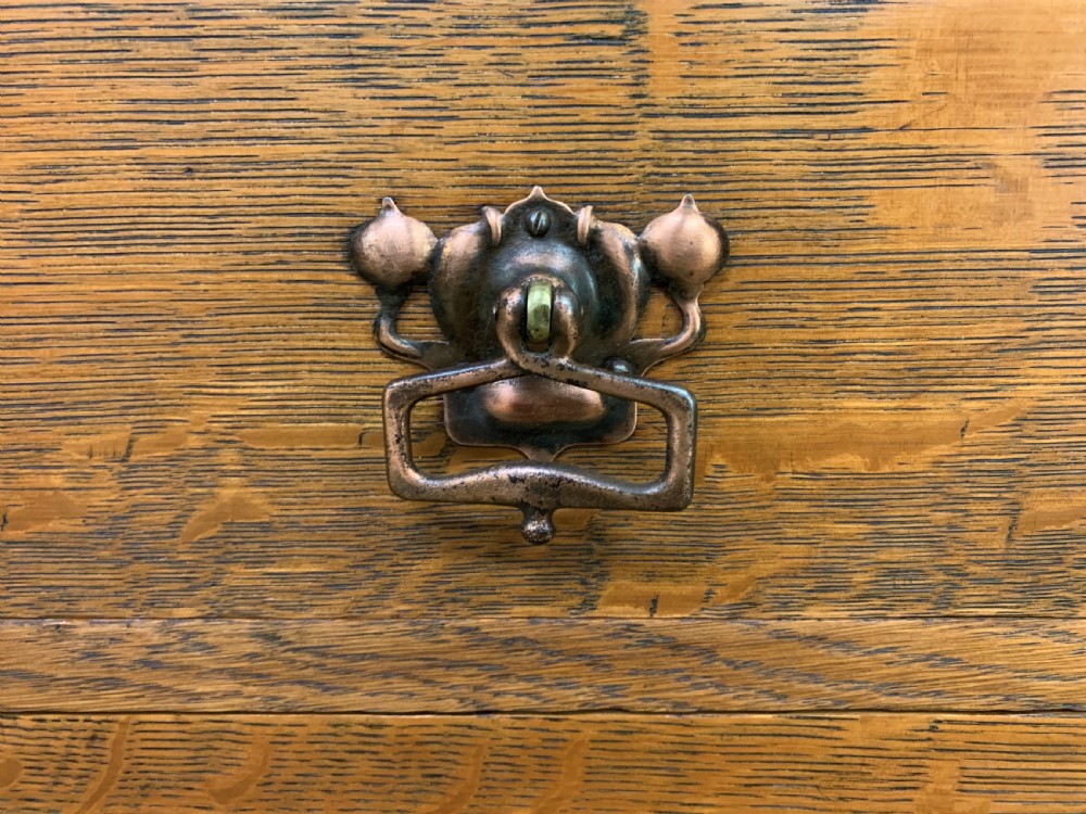 Art Nouveau Oak Dressing Chest View IV