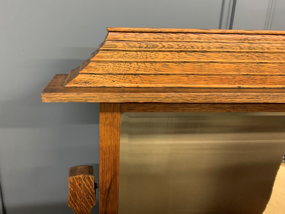Art Nouveau Oak Dressing Chest View VIII