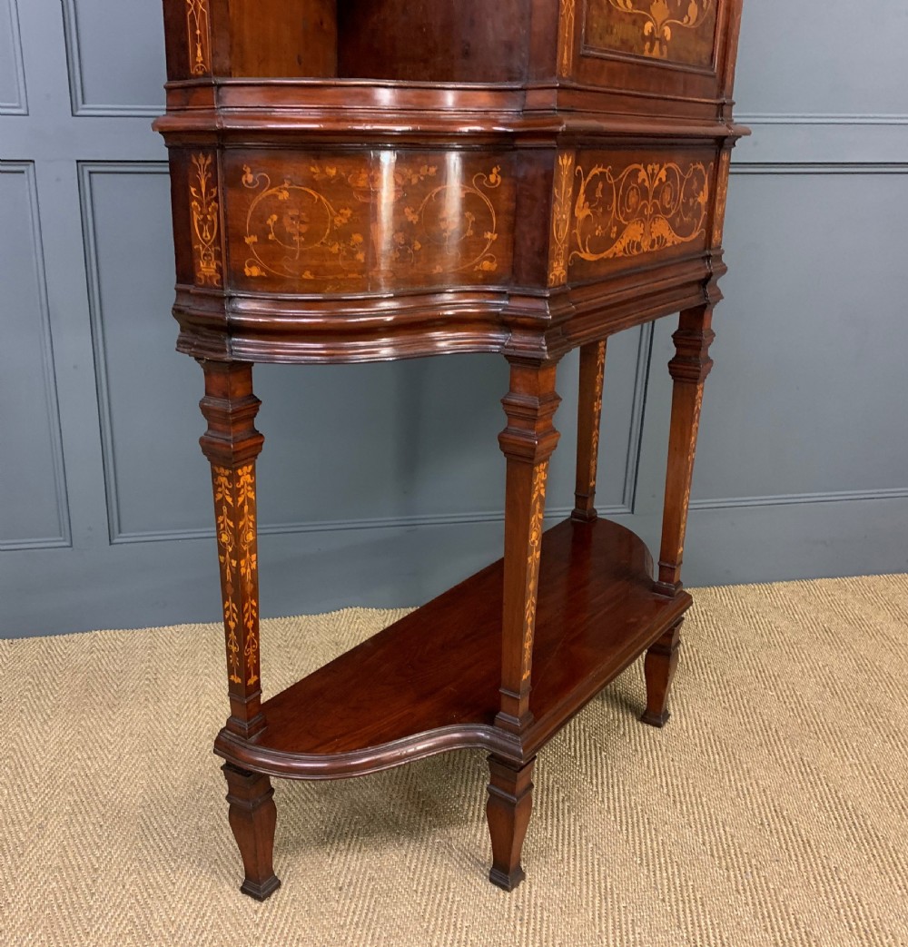 Art Nouveau Marquetry Inlaid Cabinet View IV