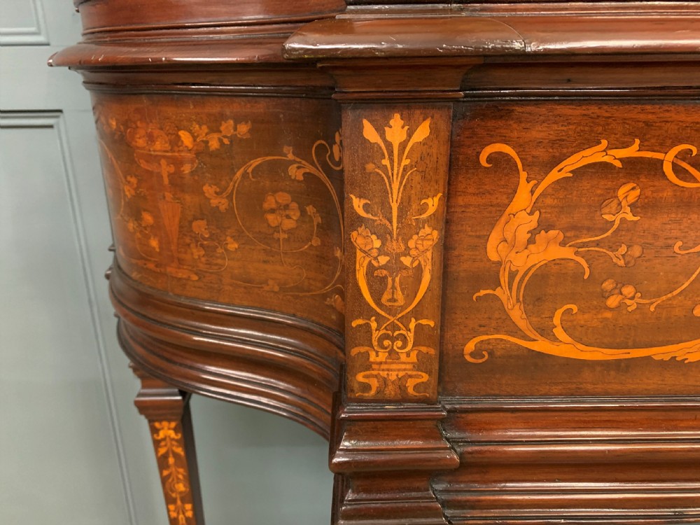 Art Nouveau Marquetry Inlaid Cabinet View XII