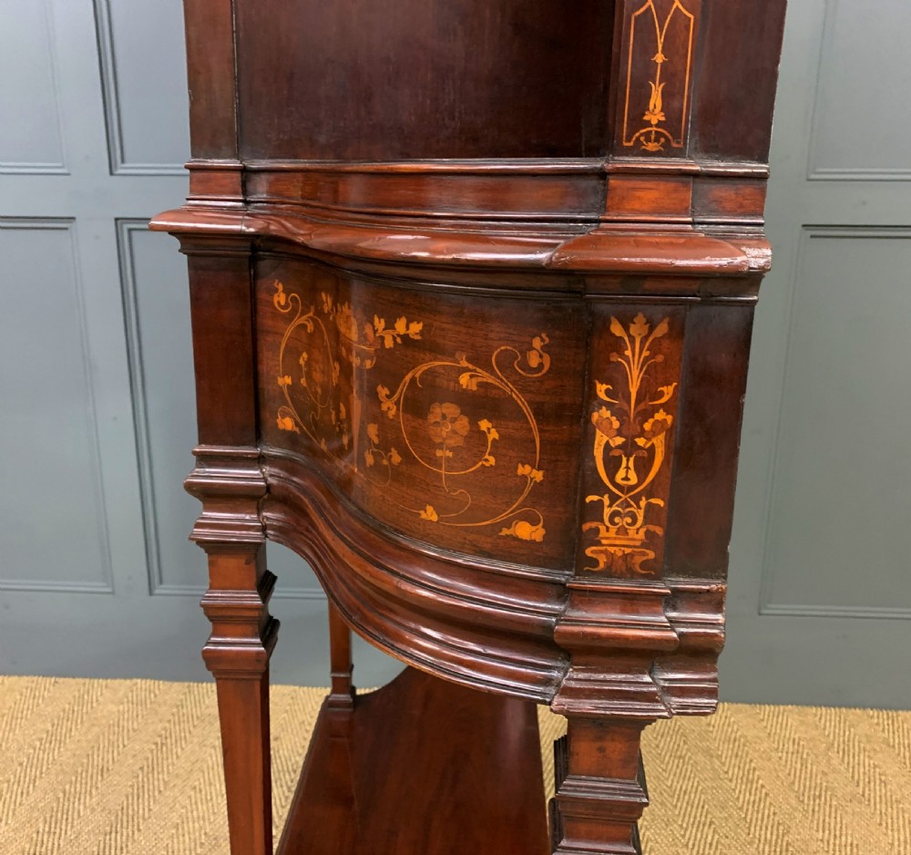 Art Nouveau Marquetry Inlaid Cabinet View XIX