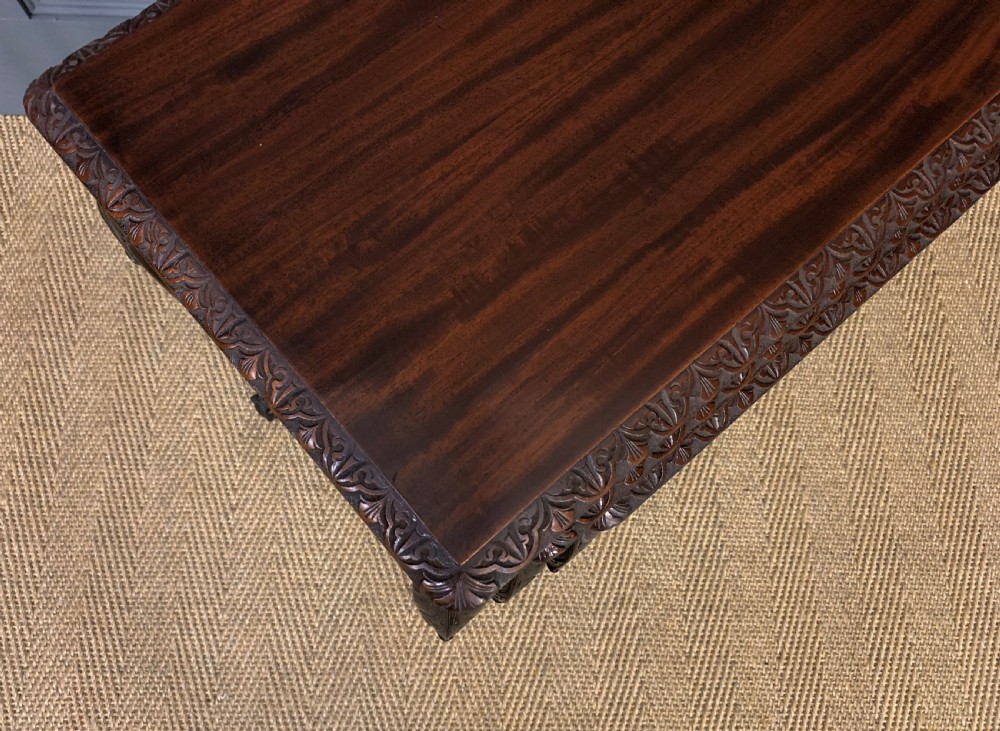 Nest of 3 Mahogany Tables View X