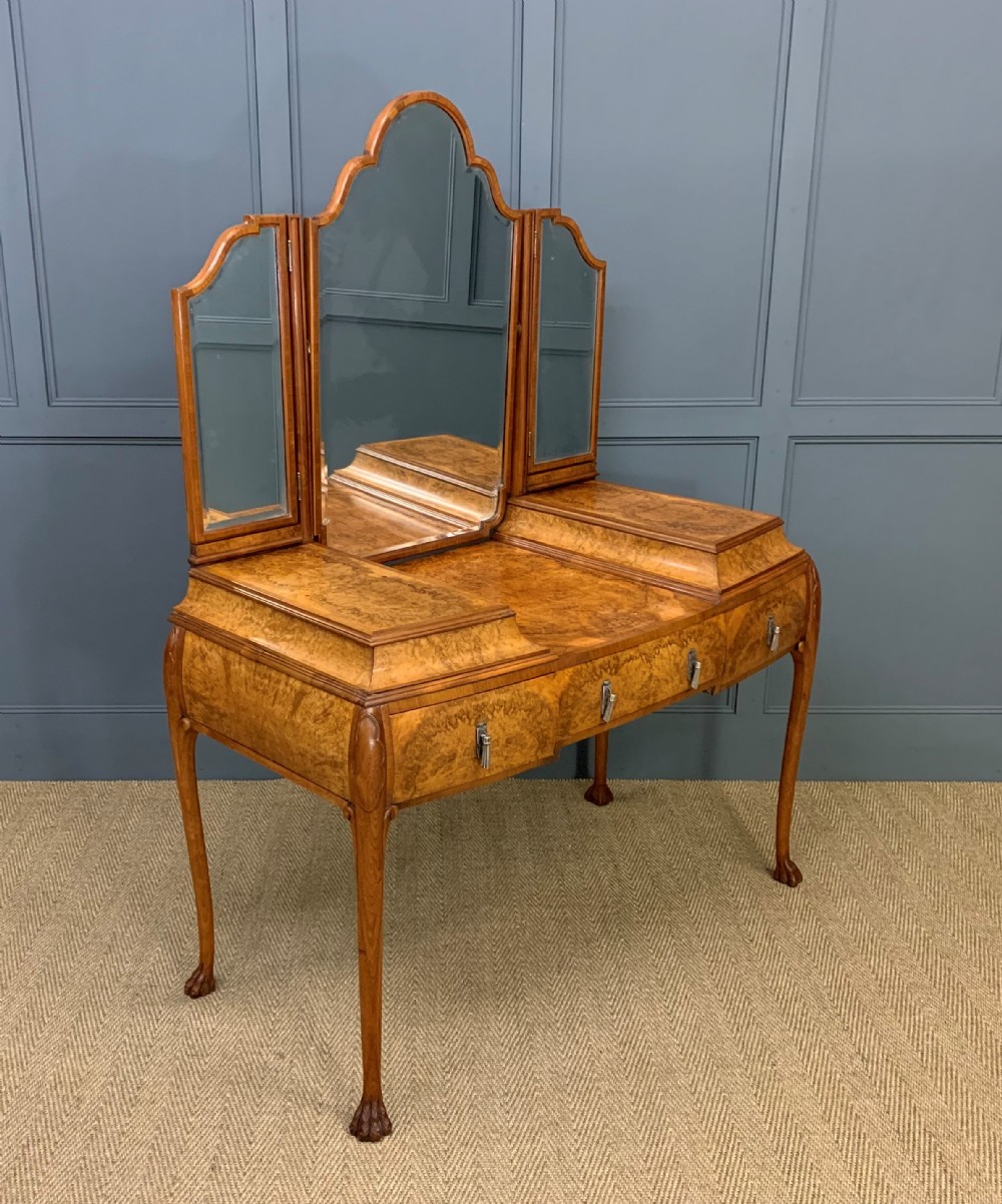 Burr Walnut Dressing Table