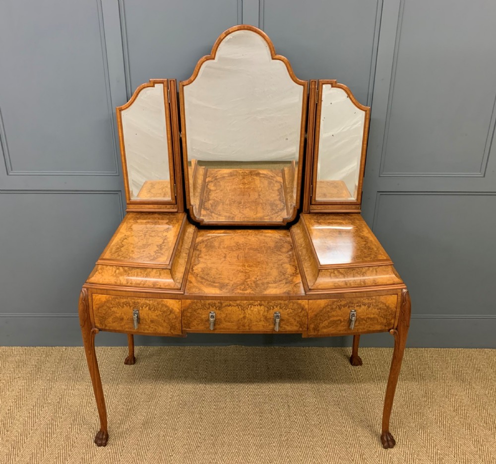 Burr Walnut Dressing Table View VI