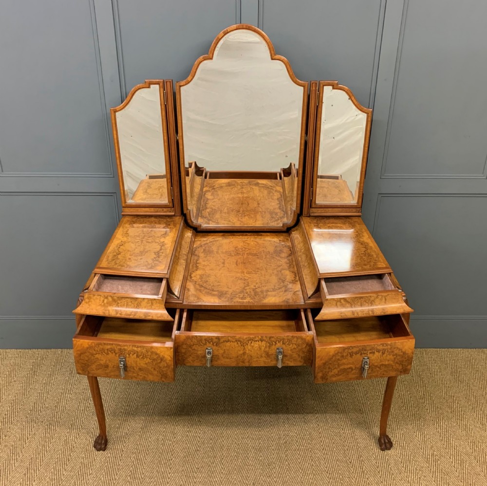 Burr Walnut Dressing Table View X