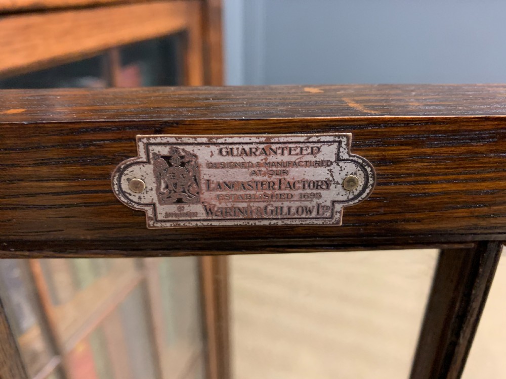 Waring and Gillow Oak Bookcase View III