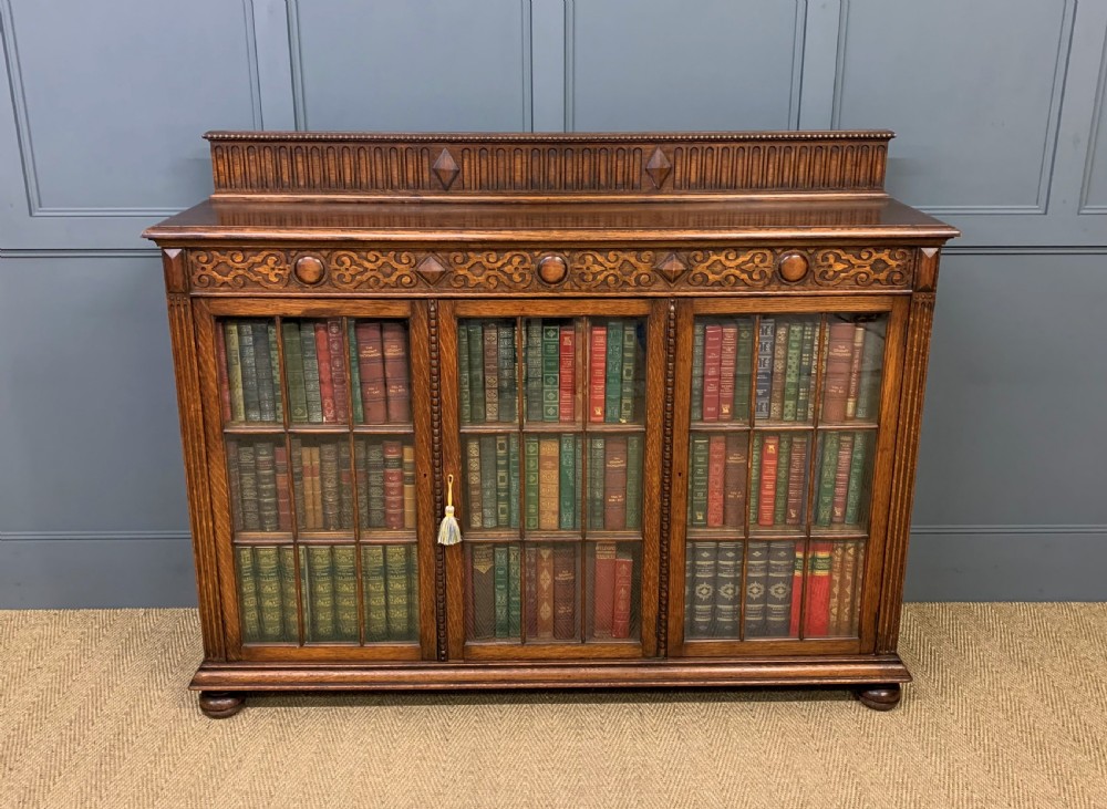 Waring and Gillow Oak Bookcase View IV