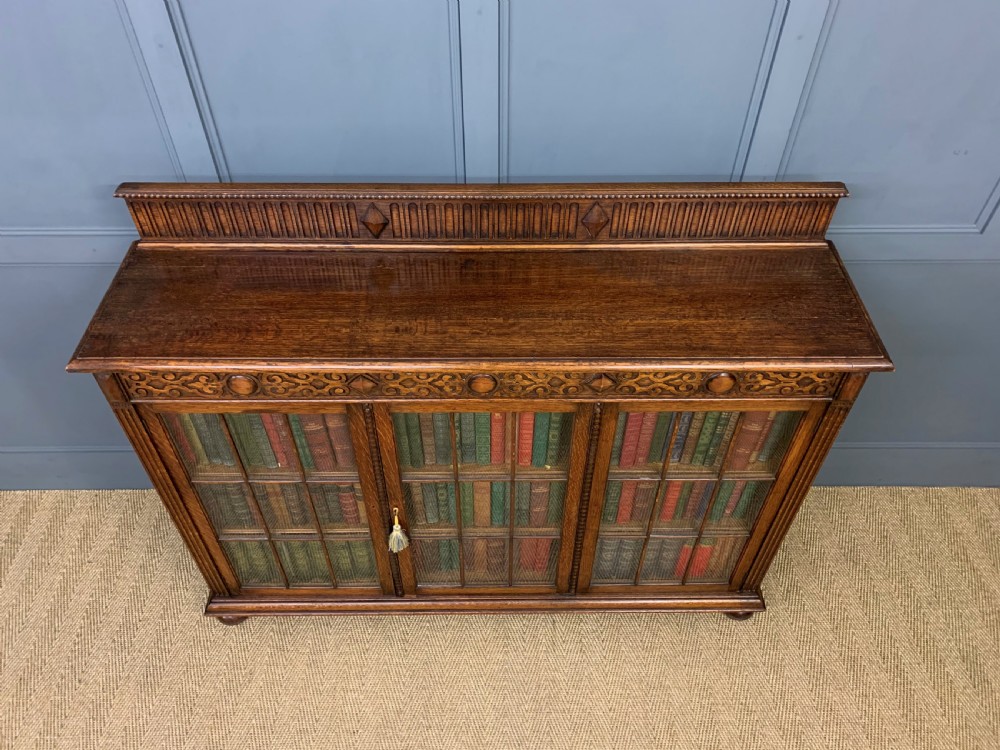 Waring and Gillow Oak Bookcase View V