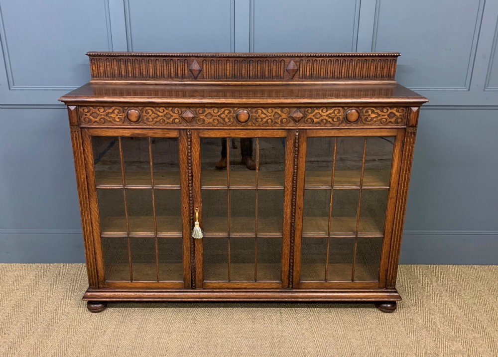 Waring and Gillow Oak Bookcase View VI