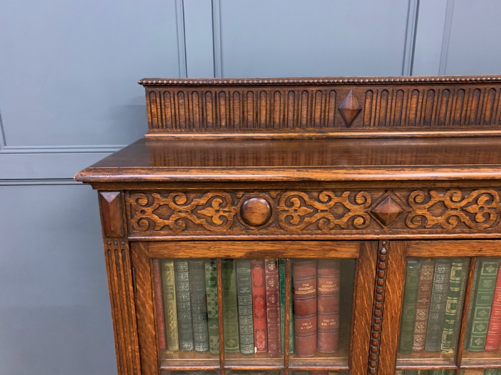 Waring and Gillow Oak Bookcase View VII