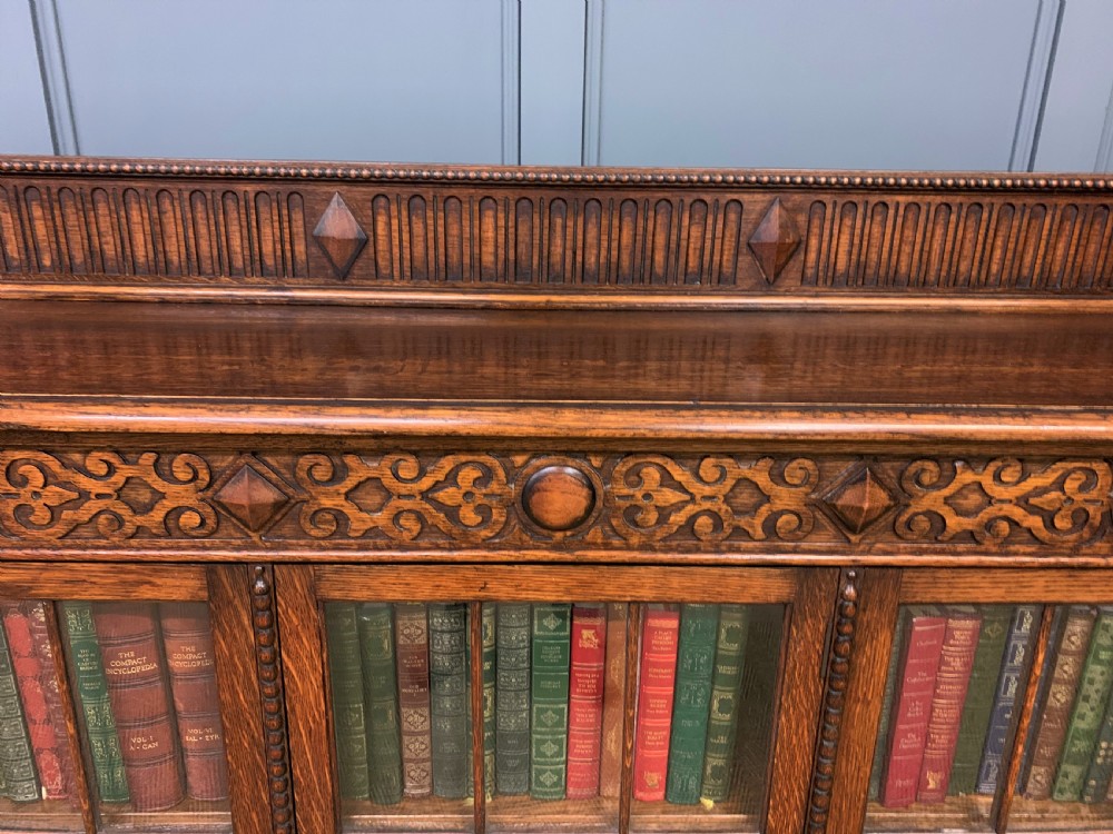 Waring and Gillow Oak Bookcase View IX