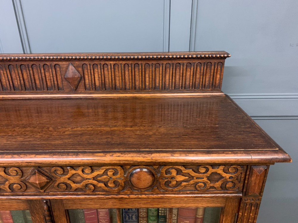 Waring and Gillow Oak Bookcase View XI