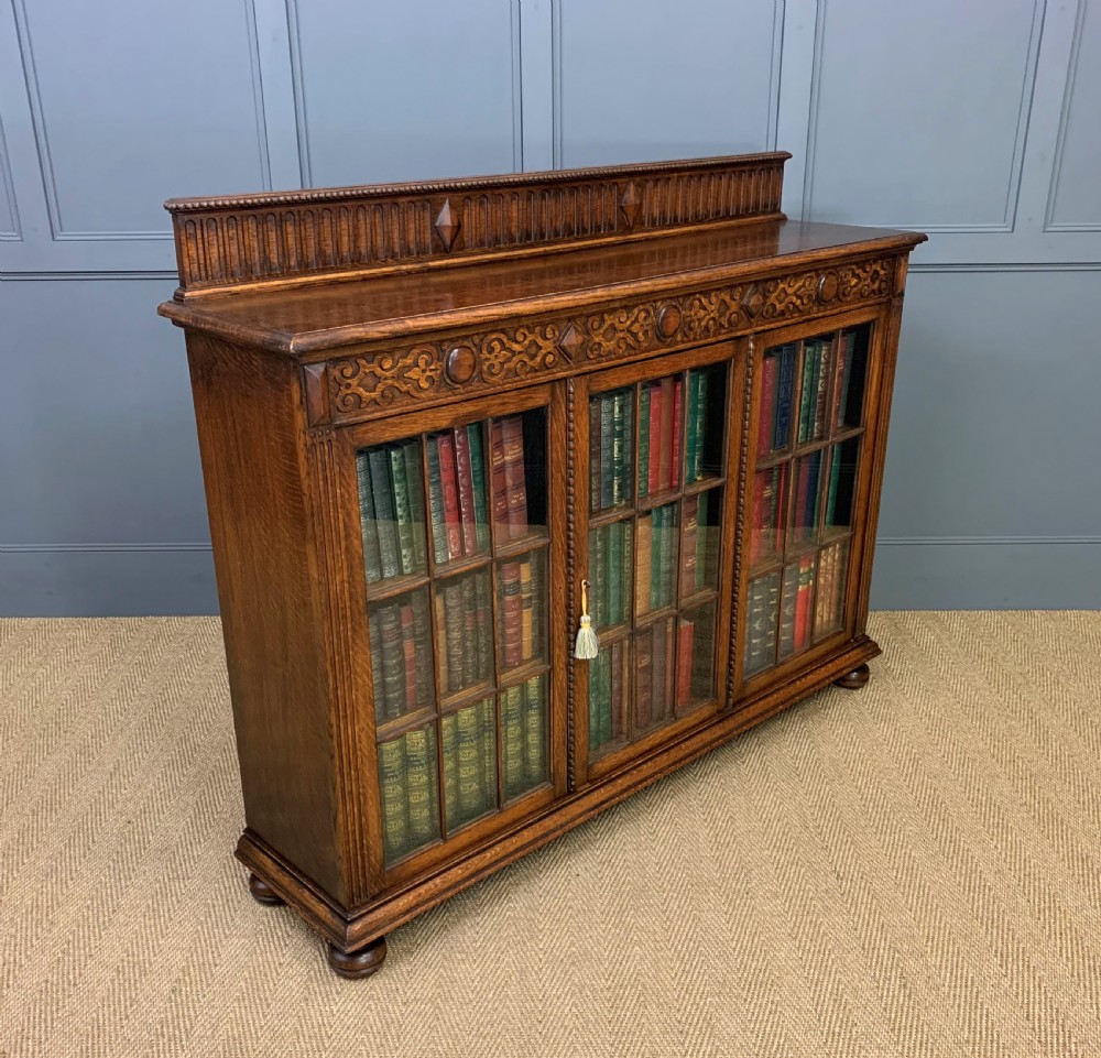 Waring and Gillow Oak Bookcase View XII