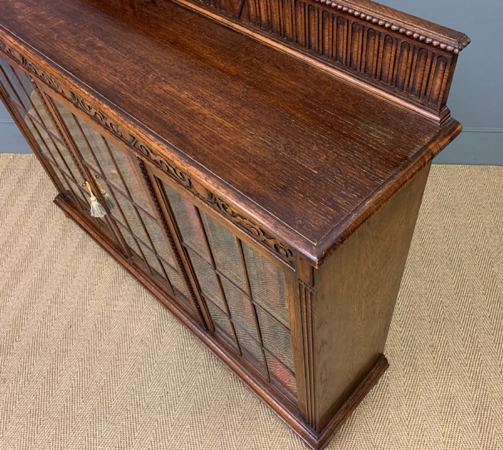 Waring and Gillow Oak Bookcase View XV