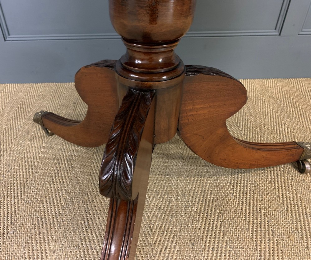 Georgian Mahogany Tripod Supper Table View III