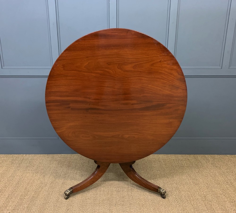 Georgian Mahogany Tripod Supper Table View V
