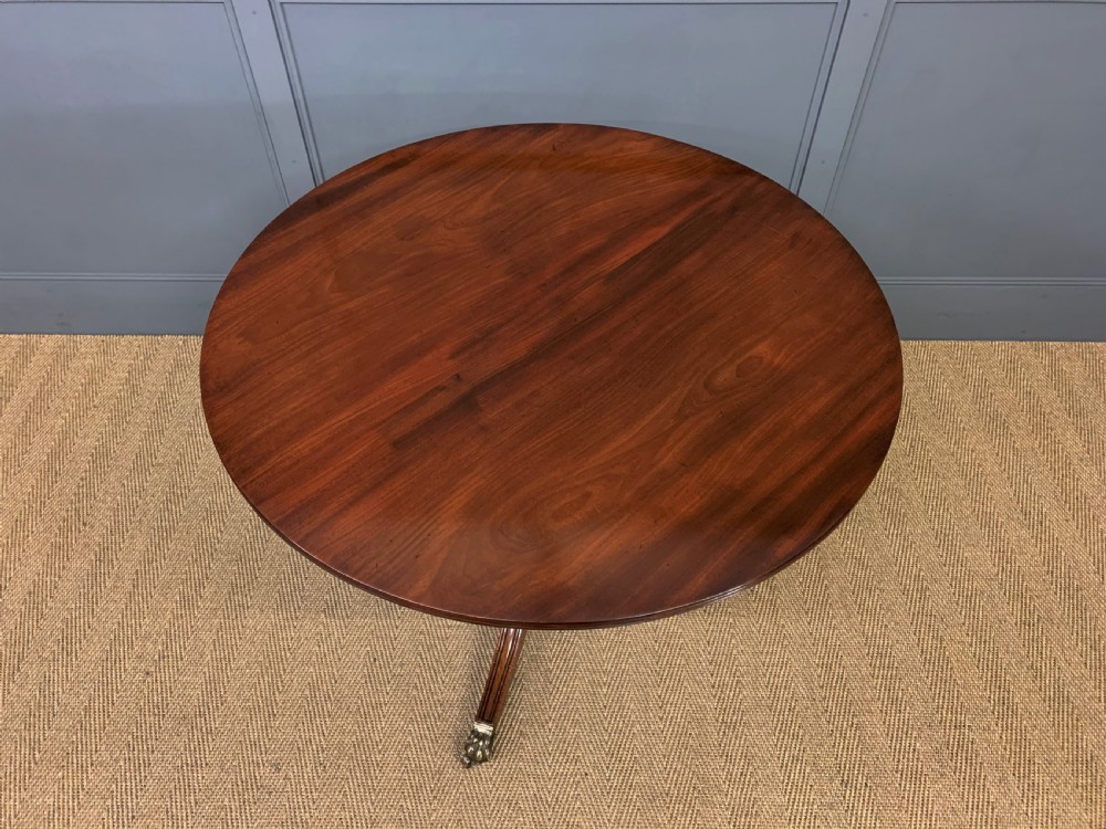 Georgian Mahogany Tripod Supper Table View VII