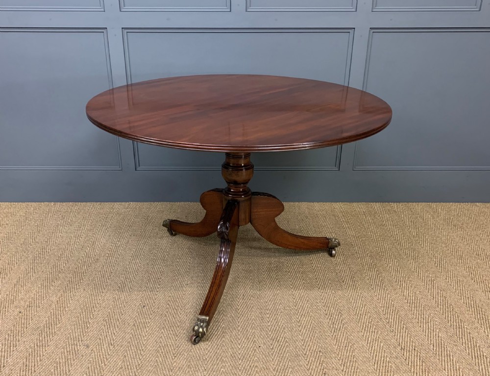 Georgian Mahogany Tripod Supper Table View VIII
