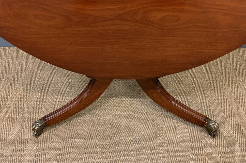 Georgian Mahogany Tripod Supper Table View XII