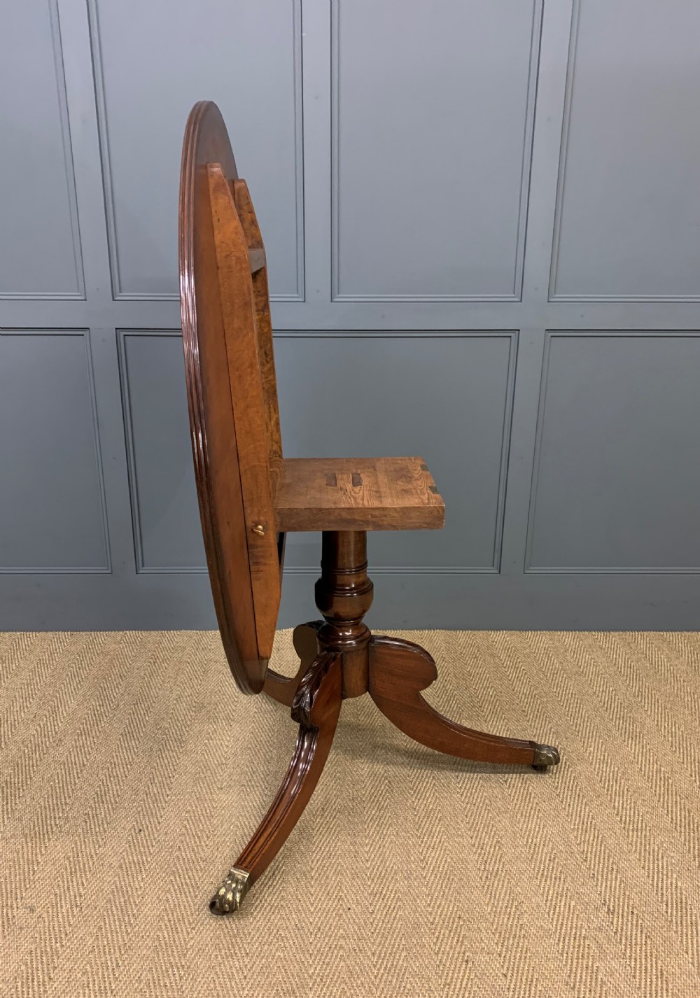 Georgian Mahogany Tripod Supper Table View XIII
