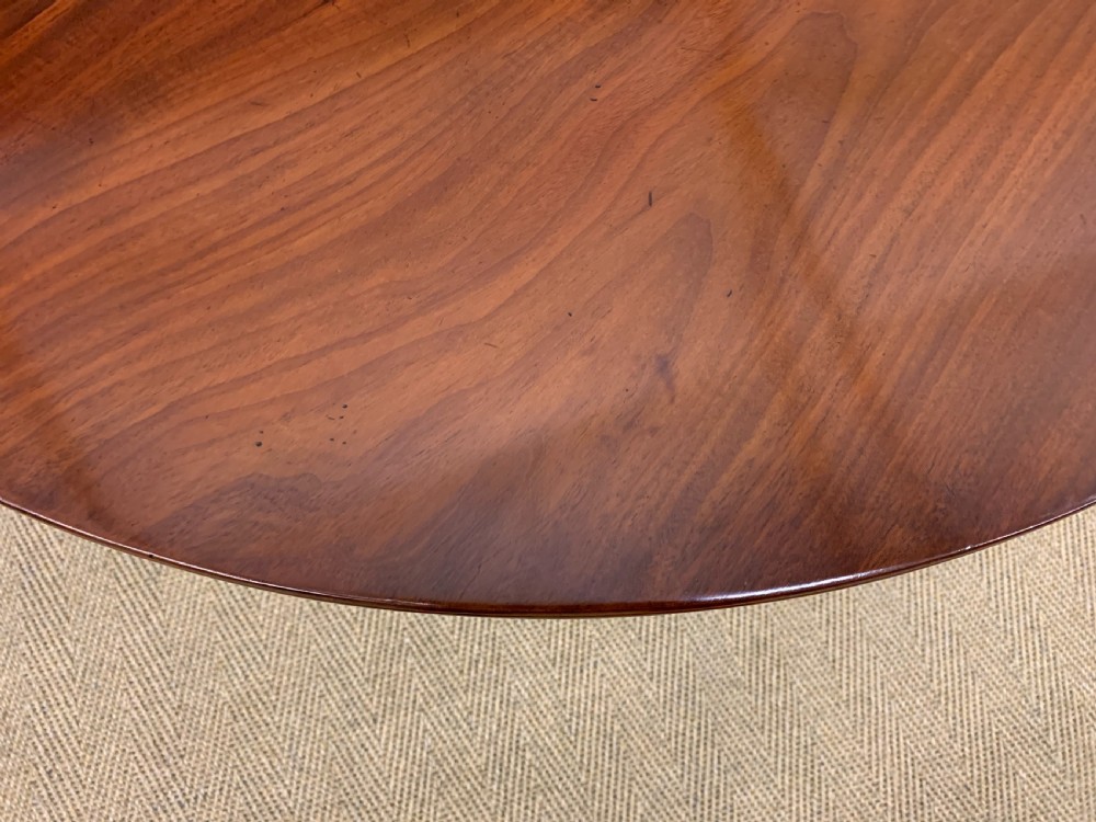 Georgian Mahogany Tripod Supper Table View XV