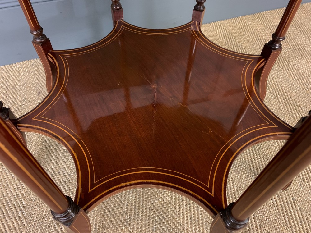 Edwards and Roberts Inlaid Mahogany Centre Table View II