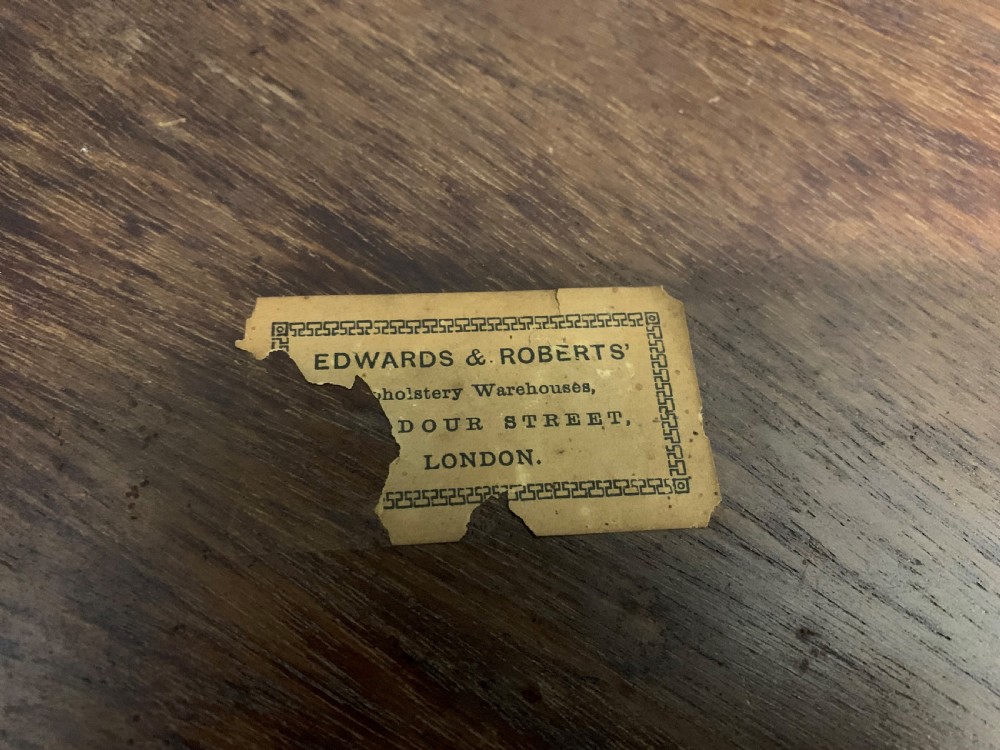 Edwards and Roberts Inlaid Mahogany Centre Table View V