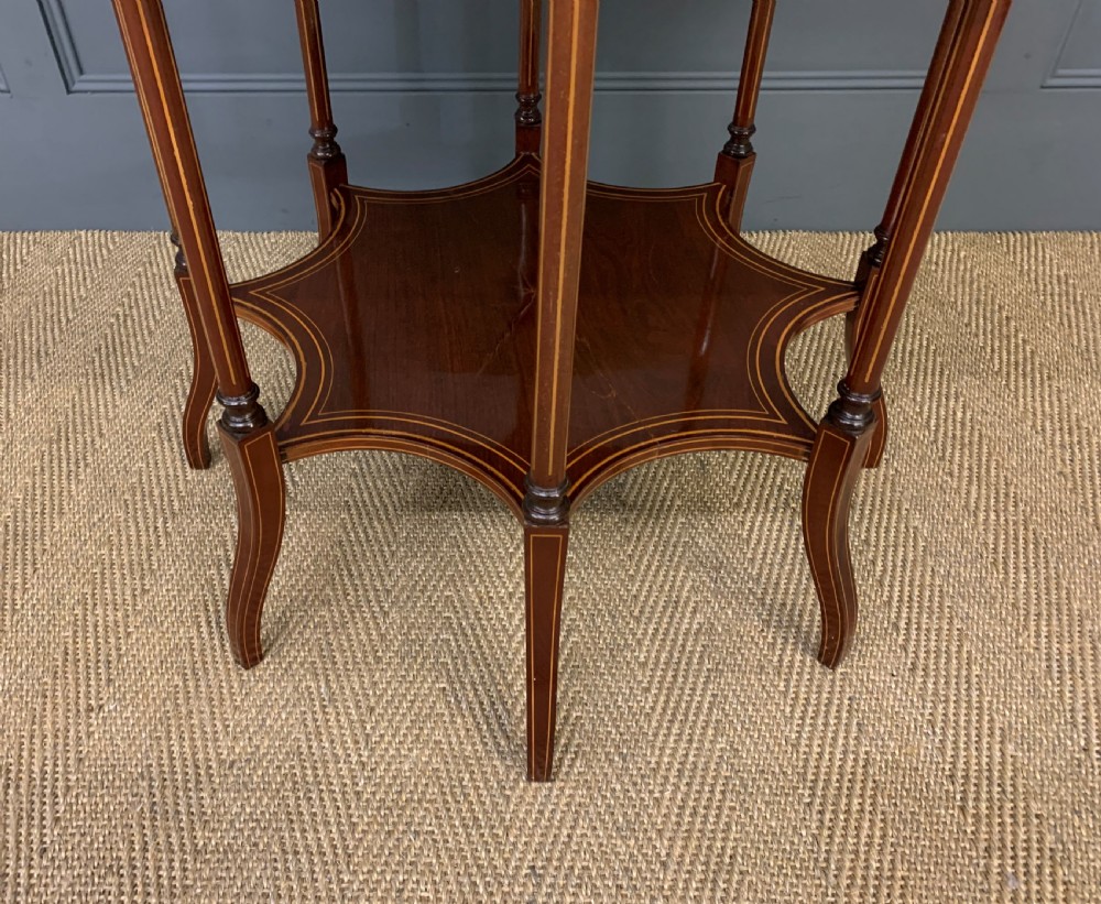 Edwards and Roberts Inlaid Mahogany Centre Table View VII