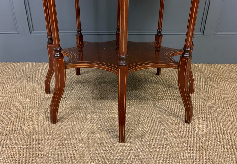 Edwards and Roberts Inlaid Mahogany Centre Table View VIII