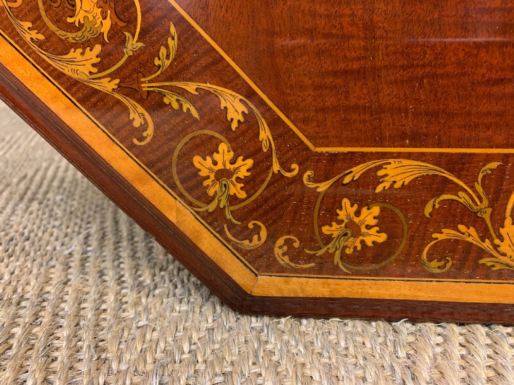Edwards and Roberts Inlaid Mahogany Centre Table View XII