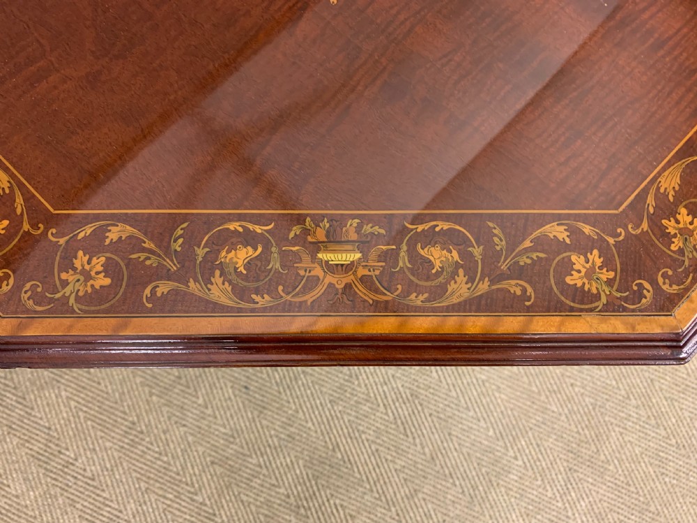 Edwards and Roberts Inlaid Mahogany Centre Table View XIV