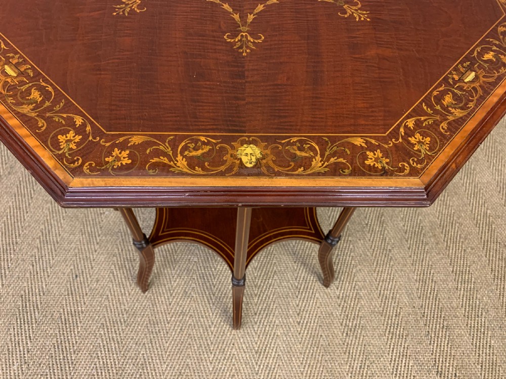 Edwards and Roberts Inlaid Mahogany Centre Table View XV