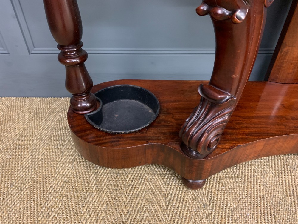 Substantial Victorian Mahogany Hall Stand View VIII